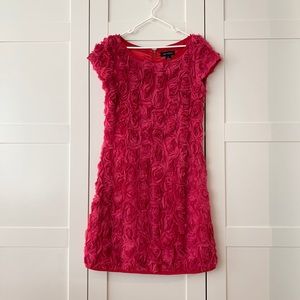 Pink Tartan Rosebud Cocktail Dress